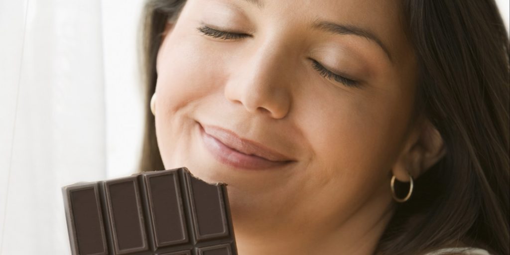 Qualidade de vida - chocolate previne estress 